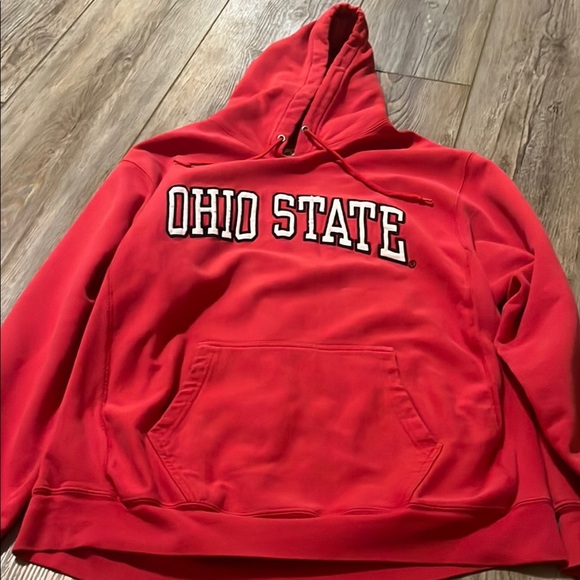 STEVE & BARRYS OHIO STATE BUCKEYES HOODIE LARGE L PULLOVER SWEATSHIRT VINTAGE - Picture 1 of 8